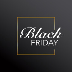 Fototapeta na wymiar Black Friday Logo