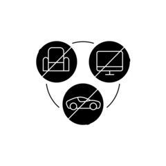 Minimalistic lifestyle olor line icon. Pictogram for web page, mobile app, promo
