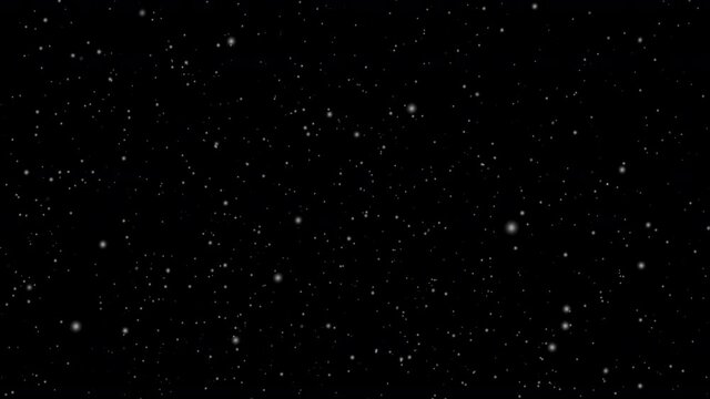 Soft Snow Particle Overlay With Alpha Channel. 30 Seconds Light Snowfall 4k. 
