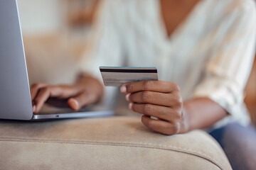 Adult woman, buying stuff with her credit card