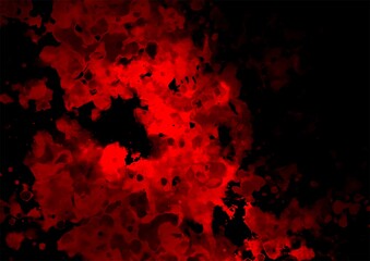 赤い幻想的な水彩テクスチャ背景
