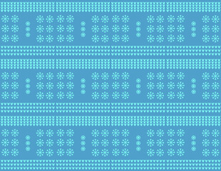 blue and white seamless winter pattern similar to a knitted sweater