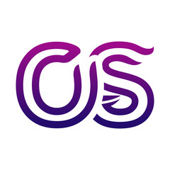 Creative OS logo icon design