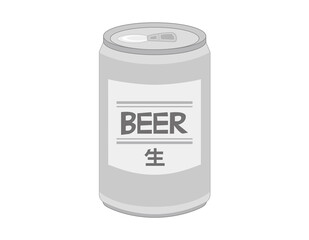 缶ビール　缶　ベクターイラスト
