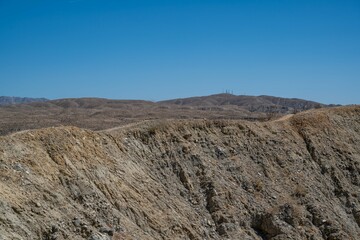 A beautiful overlooking view of nature in Palm Springs, California