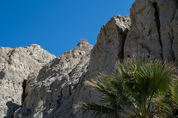 A beautiful overlooking view of nature in Palm Springs, California