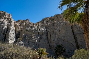 A beautiful overlooking view of nature in Palm Springs, California