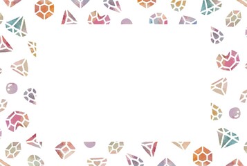 綺麗な宝石のフレーム