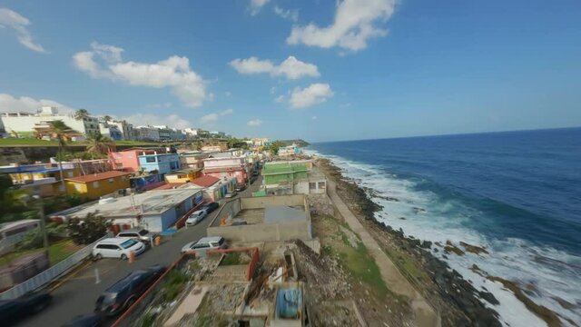 La Perla San Juan Puerto Rico FPV Drone beautiful location 4 El Morro