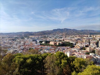 Fototapeta na wymiar Malaga Panorama