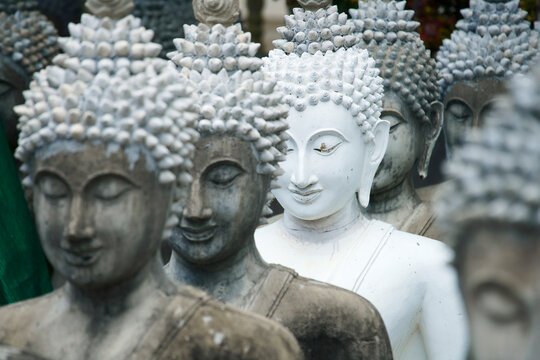 Buddha statue as background