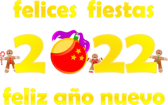 Felicitación para año nuevo 2022