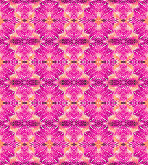 Seamless geometric reflexion colorful pattern.