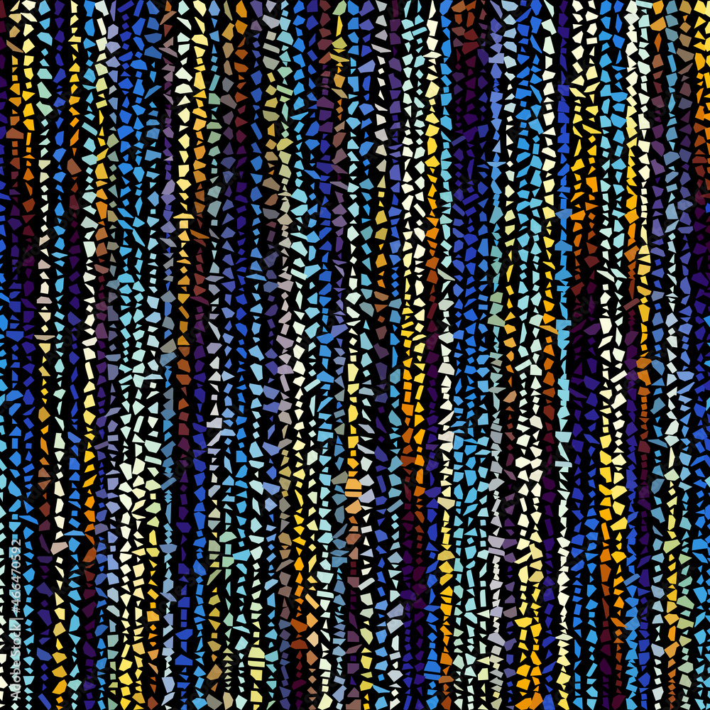 Poster vector seamless mosaic art pattern. art background.