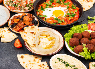 Traditional Jewish, Israeli and middle Eastern food