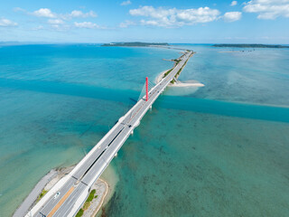 Fototapeta premium 沖縄 海中道路