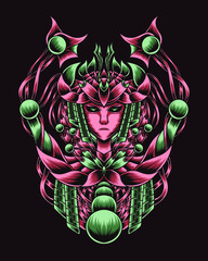 Artwork Illustration Wild Creatures With Many Eyes