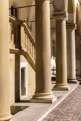 columns in the city