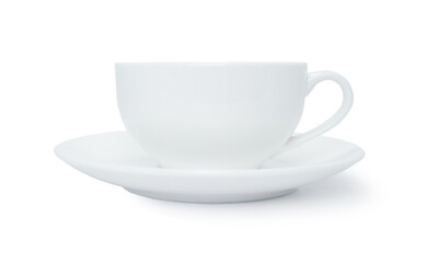 White empty Coffee Cup isolated on white background with clipping path.