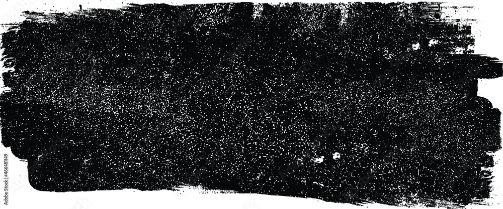 Poster grunge paint stripe . vector brush stroke . distressed banner . black isolated paintbrush collection