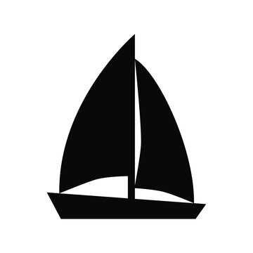 recommend clip art: Sailboat icon vector. yacht illustration sign. sailing ship symbol. sailfish logo.