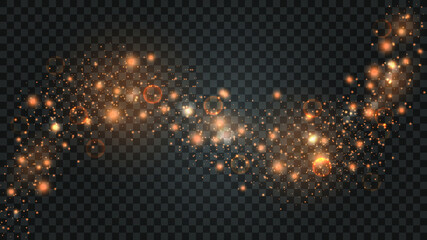 Magic glow sparkling light sparkle