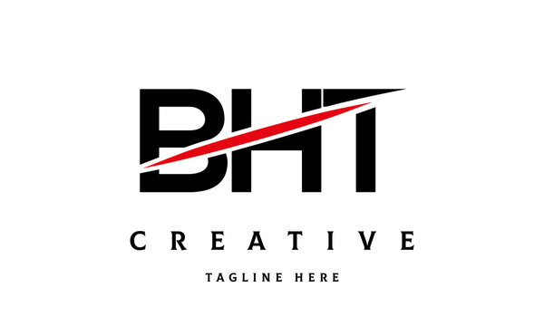 BHT creative cut three latter logo