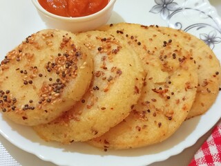 Healthy breakfast cook with moong dal