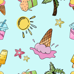 Ice cream pattern