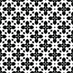 Seamless vector pattern in geometric ornamental style. Black pattern.Design element for prints, backgrounds, template, web pages and textile pattern. Geometric art.