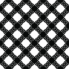  Seamless vector pattern in geometric ornamental style. Black pattern.Design element for prints, backgrounds, template, web pages and textile pattern. Geometric art.