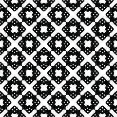 Naklejka na ściany i meble Seamless vector pattern in geometric ornamental style. Black pattern.Design element for prints, backgrounds, template, web pages and textile pattern. Geometric art.