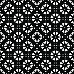  Seamless vector pattern in geometric ornamental style. Black pattern.Design element for prints, backgrounds, template, web pages and textile pattern. Geometric art.
