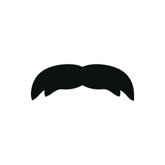 Mustache icon vector set. Men illustration sign collection. Mustache symbol or logo.