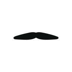 Mustache icon vector set. Men illustration sign collection. Mustache symbol or logo.
