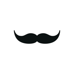 Mustache icon vector set. Men illustration sign collection. Mustache symbol or logo.