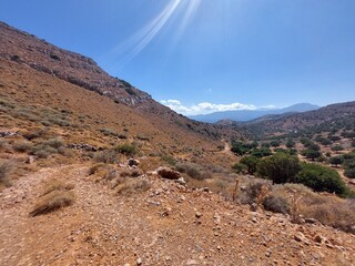 Landsape of the Island of Crete