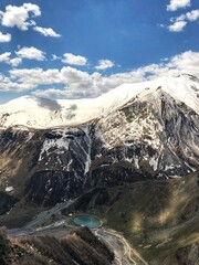 Georgia, view from the friendship arc, mountains 