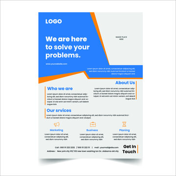 pilo businees flyer template