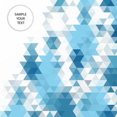 Abstract geometrieps 10c background. Triangles. Design element.