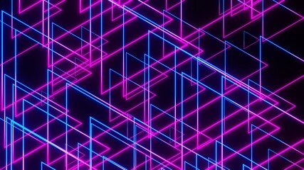 3d render, abstract fashion background, purple blue glowing neon frame gradient