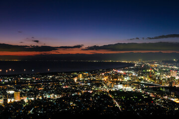 静岡県沼津市 香貫山公園からの夜景