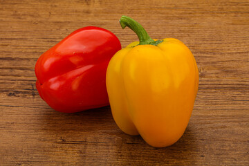 Ripe sweet Bulgarian bell pepper