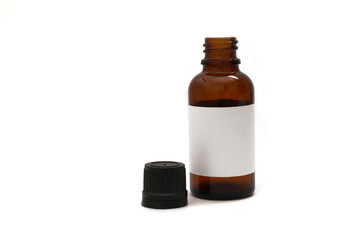 Product bottle mockup. Blank label. Realistic mockup