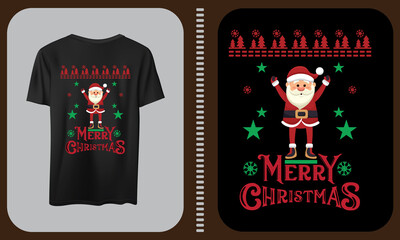 Merry Christmas-T shirt Design.