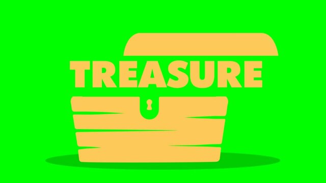 animation for use in your video montage chest greenscrean