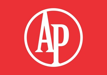 Simple and clean graphic of AP initial letter