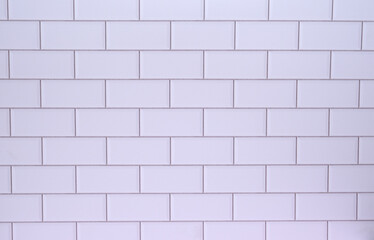 White Bathroom Tile Pattern Texture