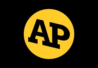 Simple and clean graphic of AP initial letter