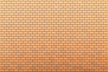 オレンジ色のレンガ造りの壁面